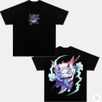 Pokemon Classic Anime Manga Vintage Washed Pokemon Trainer Graphic Tee Shirt