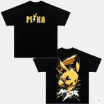 Pokemon Japanese Anime Manga Vintage Style Washed T-Shirt Unisex Graphic Tee