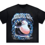 Pokemon Japanese Anime Vintage Washed T-Shirt Anime Graphic Tee