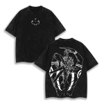 Ryomen Sukuna Jujutsu Kaisen Anime Oversized Vintage Washed T-Shirt King Of Curses Manga Graphic Shirt