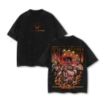 Ryomen Sukuna King Of Curses Know Your Place Fool Jujutsu Kaisen Vintage Washed Oversized Anime T-Shirt