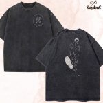 Satoru Gojo Sorcery Battle Limitless Cursed Technique Vintage Washed T-Shirt Jujutsu Kaisen Anime Graphic Tee