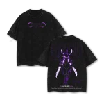 Solo Leveling Anime Beru Shadow Ant V1 Vintage Washed Oversized Streetwear Graphic T-Shirt