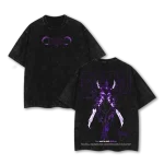 Solo Leveling Anime Beru Shadow Ant V1 Vintage Washed Oversized Streetwear Graphic T-Shirt