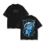 Sousou No Frieren Anime Vintage Washed Oversized Heavy Cotton Streetwear Graphic T-Shirt