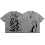 Tamsy Caines Gachiakuta Vintage Washed Oversized T-Shirt – Retro Anime Manga Japanese Streetwear Tee