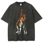 Tengen Toppa Gurren Lagann Washed Streetwear Aesthetic Tee