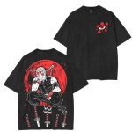 Tengen Uzui Demon Slayer Sound Hashira Anime Manga Vintage Washed T-Shirt