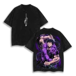 Toji Fushiguro Jujutsu Kaisen Anime Vintage Washed Oversized T-Shirt Sorcerer Killer Manga Graphic Tee