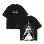 Vasto Lorde Ichigo Kurosaki Bleach Anime Vintage Washed T-Shirt Bankai Hollow Mask Manga Graphic Tee Oversized