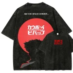 Vintage Distressed Anime Graphic Shirt Retro Spike Spiegel Urban Tee (Copy)