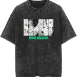 Wind Breaker Haruka Sakura Vintage Washed Oversized Anime Streetwear Graphic T-Shirt