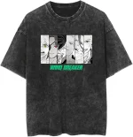 Wind Breaker Haruka Sakura Vintage Washed Oversized Anime Streetwear Graphic T-Shirt