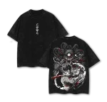 Yuta Okkotsu Jujutsu Kaisen Execution Culling Game Prelude Double Printed Vintage Washed Oversized Anime T-Shirt