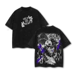 Yuta Okkotsu Shall We Die Together Jujutsu Kaisen Culling Game Vintage Washed Oversized Anime T-Shirt