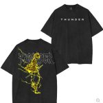 Zenitsu Agatsuma Thunderclap Demon Slayer Anime Manga Vintage Washed T-Shirt