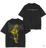 Zenitsu Agatsuma Thunderclap Demon Slayer Anime Manga Vintage Washed T-Shirt