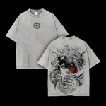 Zuko Avatar The Last Airbender Washed Vintage T-Shirt - Retro Manga Streetwear Shirt For Anime Fans, Japanese Manga