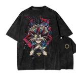 Yu-Gi-Oh Yami Yugi Dark Magician Anime Vintage Washed T-Shirt