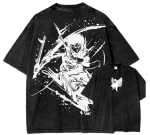 AOT Attack On Titan Graphic T-Shirt – Vintage Wash Unisex Anime Tee