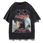 Berserk 1997 Vinyl Cover Vintage Washed T-Shirt – Anime Graphic Tee
