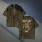 Sousou no Frieren Snow Washed Anime T-Shirt – Frieren Vintage Manga Graphic Tee