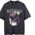 Washed T Shirts Anime Jujutsu Kaisen Fushiguro Jjk Toji Vintage Oversized T-Shirt Streetwear