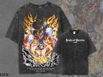 Eren Yeager Devils Of Paradis Vintage Wash T-Shirt Attack On Titan Anime Tee